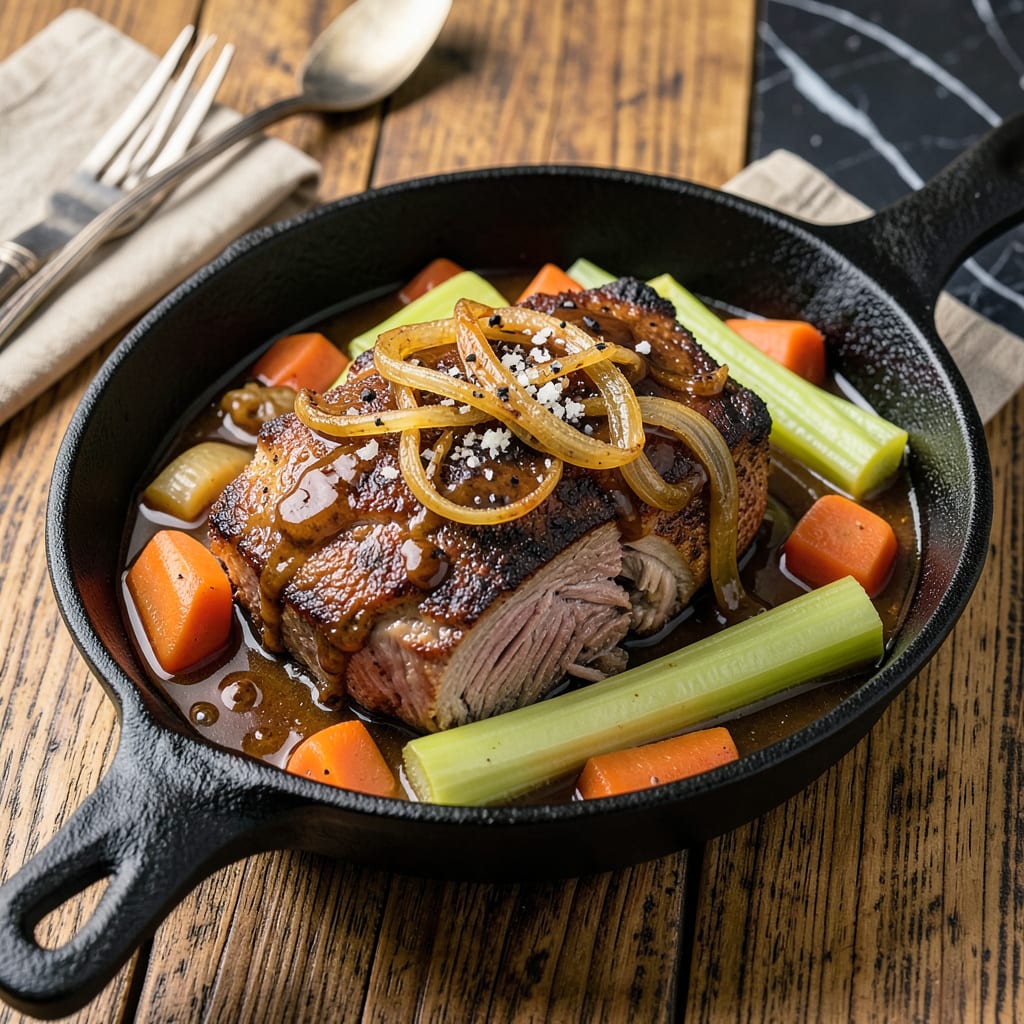 a1 sauce pot roast recipe illustration with key details