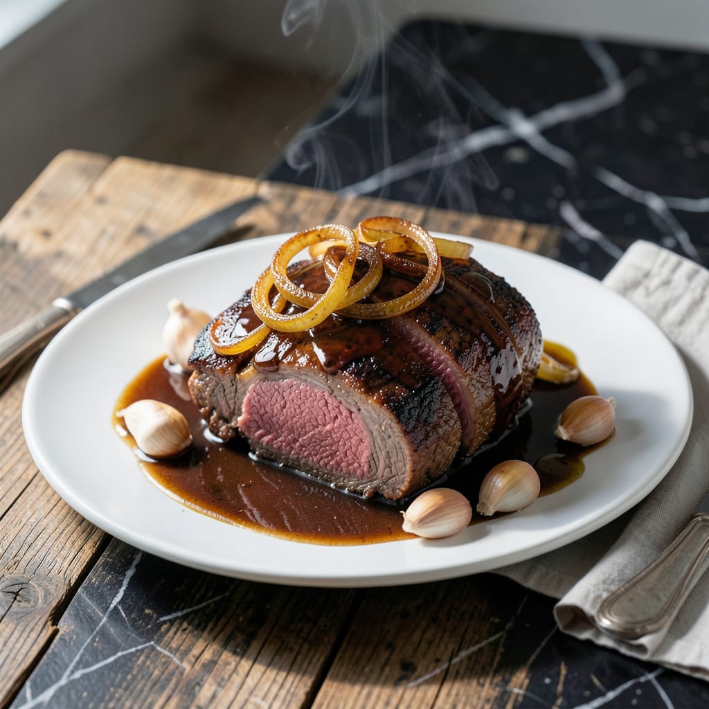 A1 Sauce Roast Recipe: Slow Cooked Savory Tender Cut example with annotations