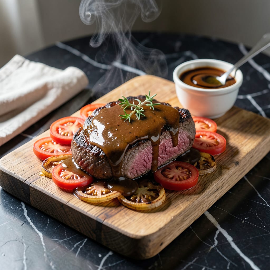 A1 Steak Sauce Copycat Recipe: Tangy Umami Blend for Grilling illustration with key details