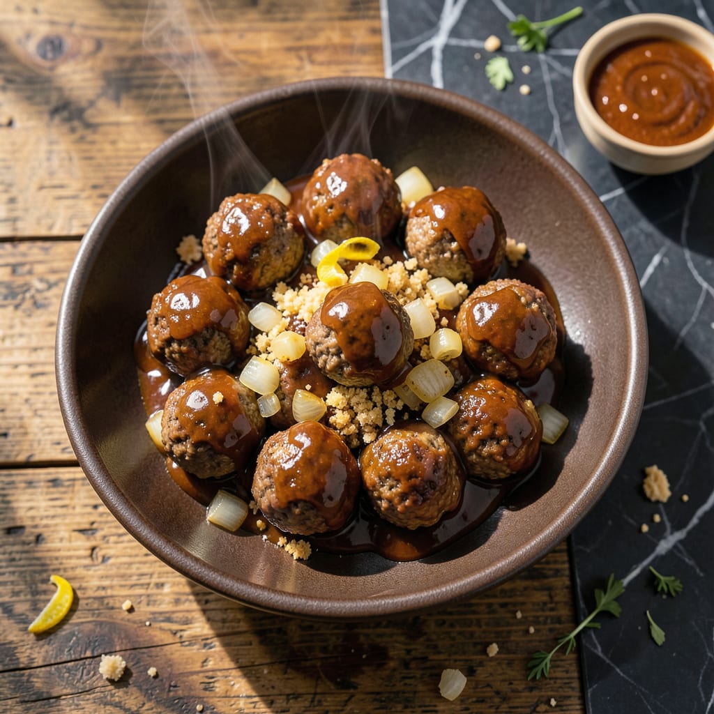 Comprehensive A1 Steak Sauce Meatball Recipe: Savory Glaze with Juicy Bites visual reference