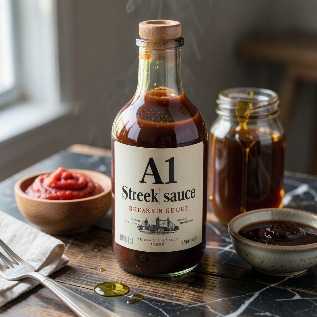Complete A1 Steak Sauce Recipe on Bottle: Authentic Tangy Sweet Blend for Grilled Meats overview image