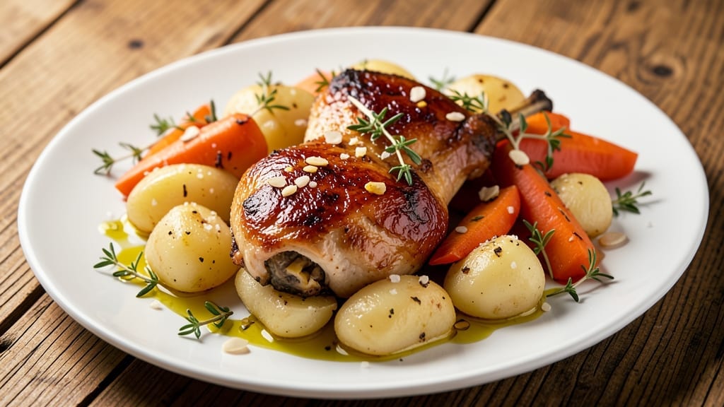 Chicken Thigh, Carrot, and Potato Recipe: One-Pan Roast With Caramelized Roots