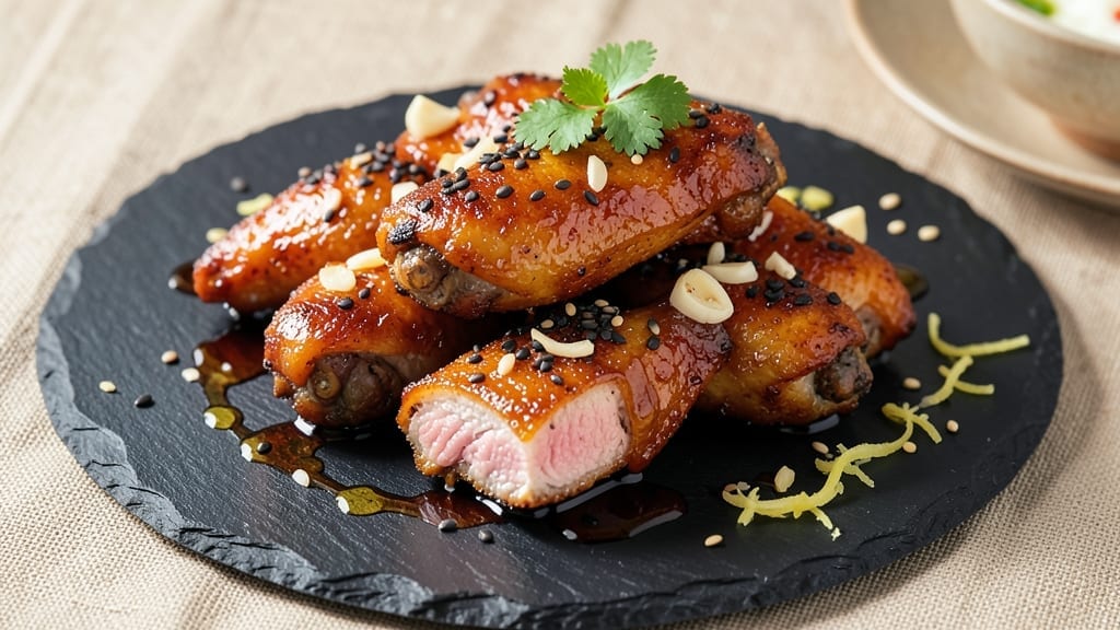 Japanese Chicken Wings Recipe: Five-Spice Glaze with Crispy Skin