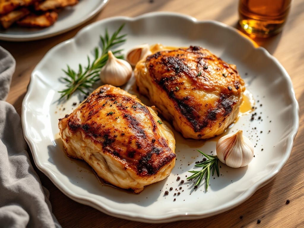 Basic Baked Chicken Recipe: Juicy Core With Crispy Skin in One Pan Basic Baked Chicken Recipe: Juicy Core With Crispy Skin in One Pan