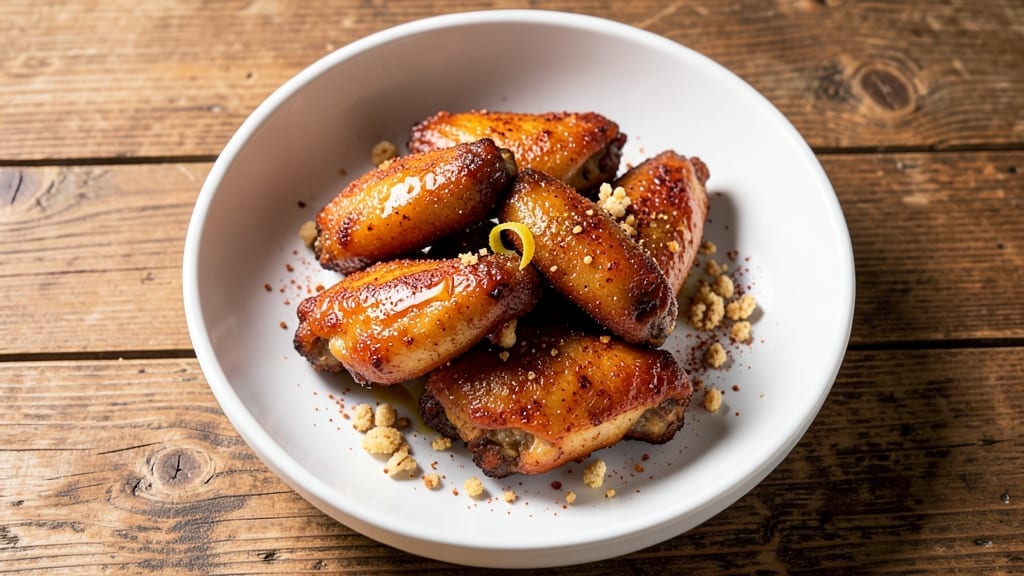 Crispy Chicken Wings Recipe Without Flour: Aquafaba Crunch With Juicy Centers