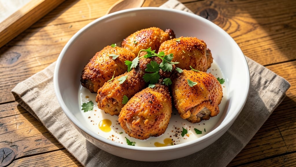 Maryland Chicken Recipe: Crispy Buttermilk Baked With Spicy Paprika Kick
