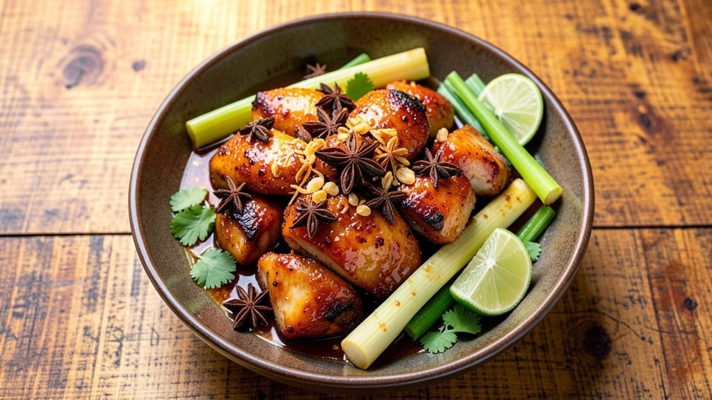 Hmong Chicken Recipe: Fragrant Star Anise and Lime Zing in One Pan