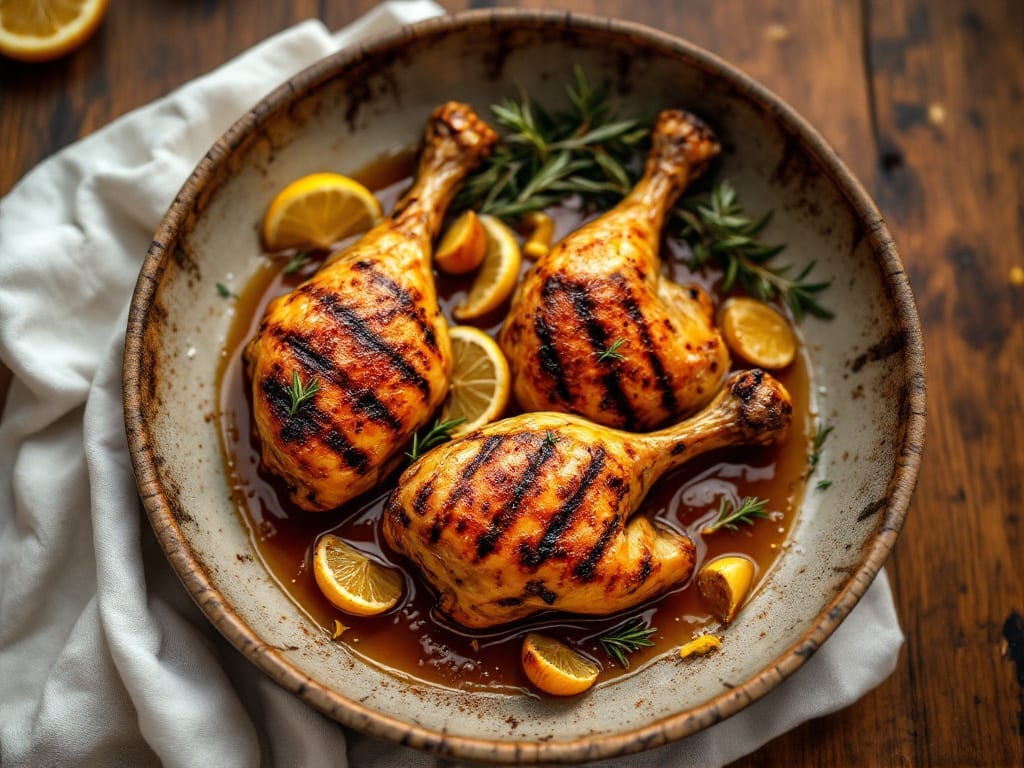 Grilled Chicken Legs: Smoky Char and Juicy Secret in One Pan