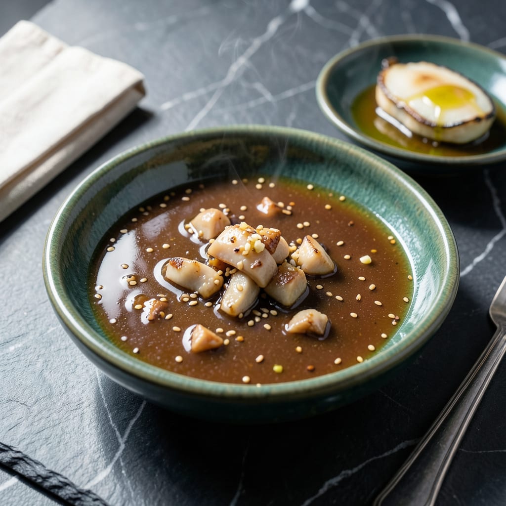 Visual representation of Abalone Liver Sauce Recipe: Rich Umami Depth for Seafood Dishes