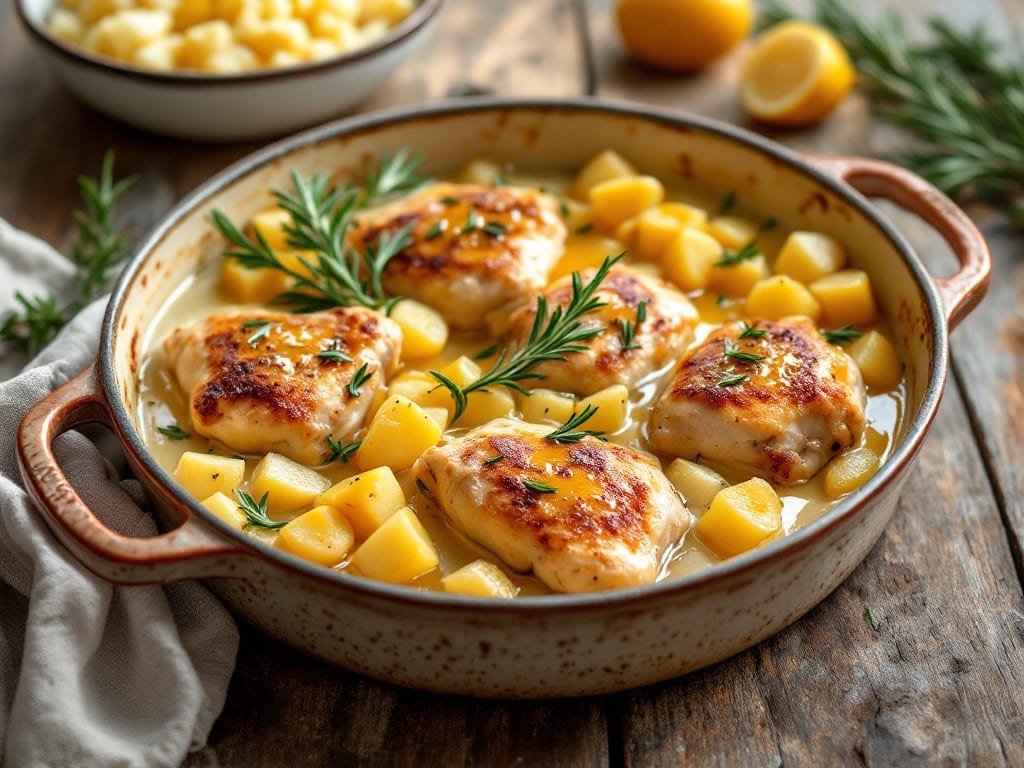 Chicken and Canned Potatoes Recipe: One-Pan Crispy-Topped Comfort in 25 Minutes