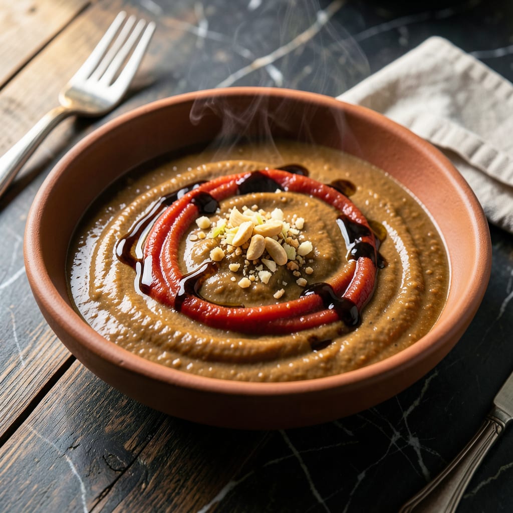 African Peanut Sauce Recipe: Nutty and Savory Depth for Any Dish example with annotations