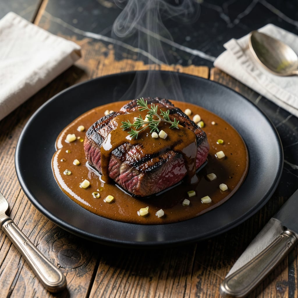 Complete AI Steak Sauce Recipe: Bold Umami Depth for Grilled Cuts overview image