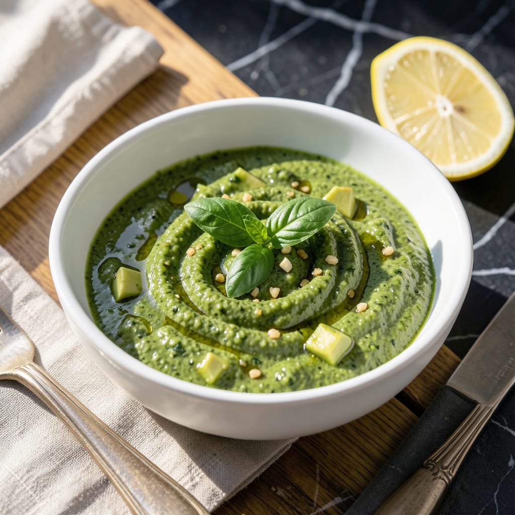 Comprehensive AIP Pesto Sauce Recipe: Nut Free Herbal Brightness visual reference