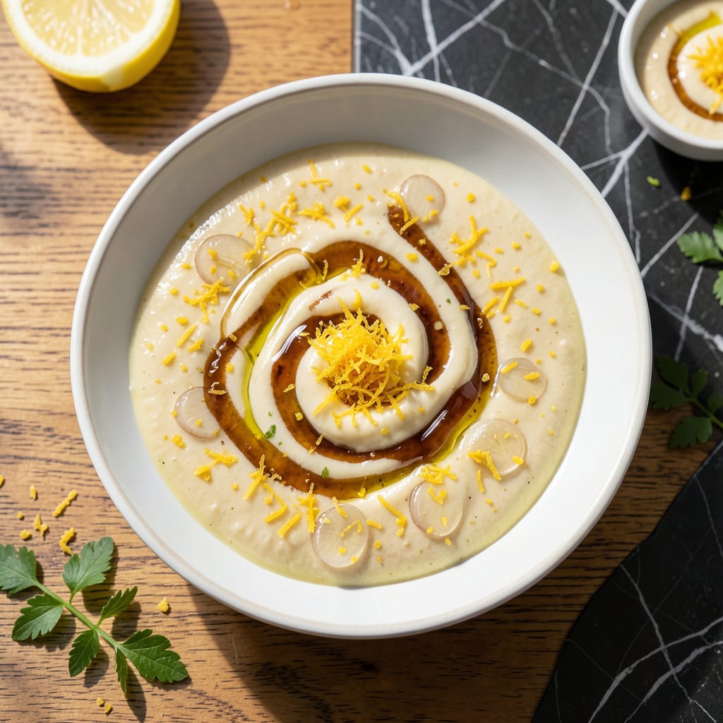 Al Limone Sauce Recipe: Zesty Italian Lemon Emulsion example with annotations