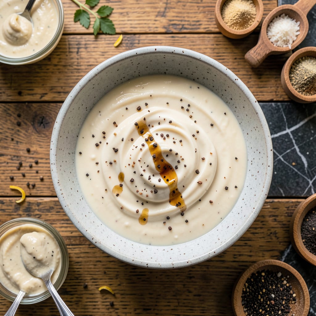 Complete Alabama White BBQ Sauce Recipe: Tangy Mayo Based Dip for Smoked Meats overview image
