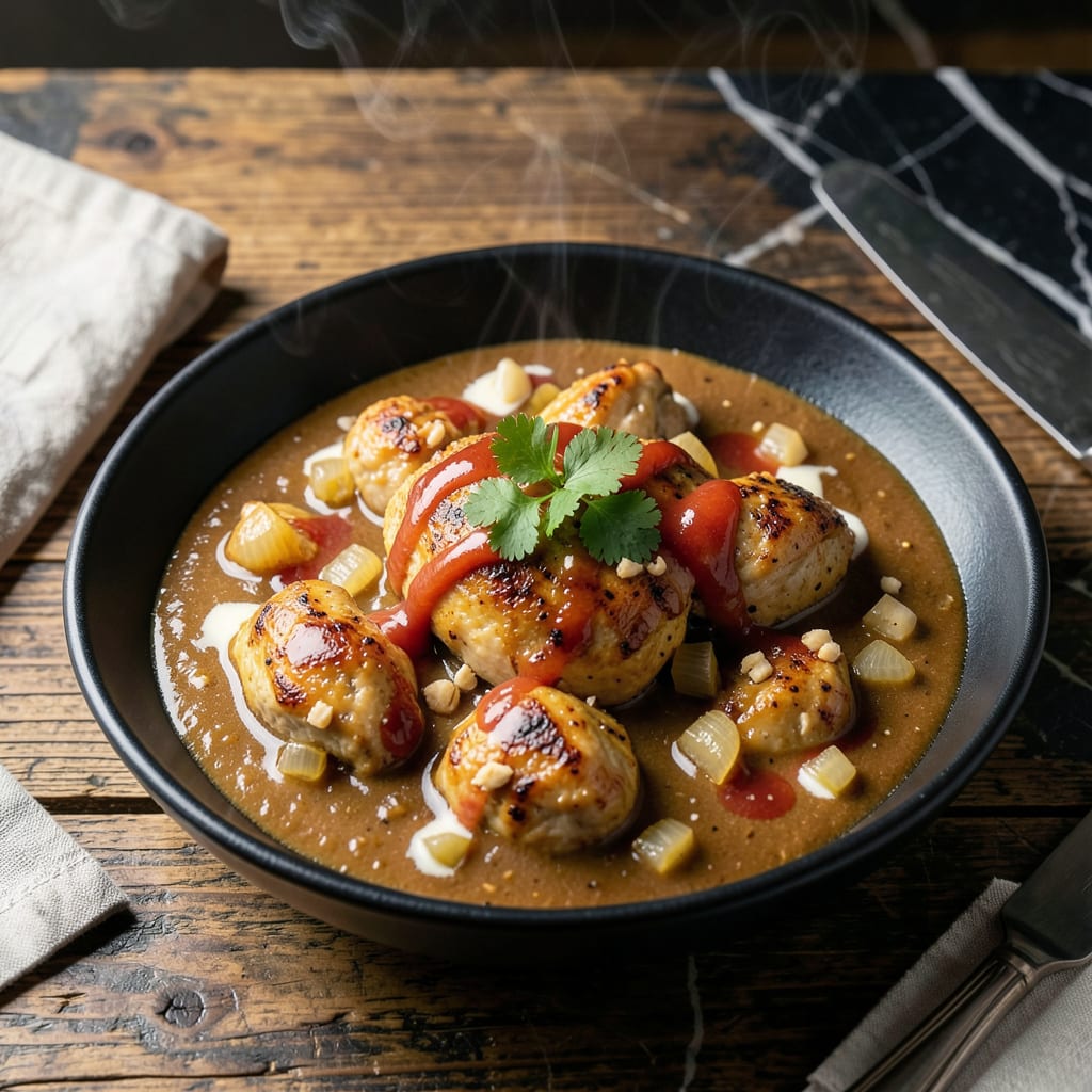 Aldi Butter Chicken Sauce Recipe: Rich and Velvety Indian Inspired Simmer example with annotations