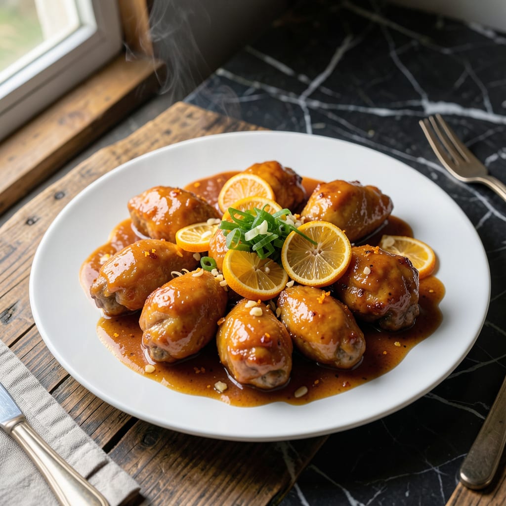 Aldi Orange Chicken Sauce Recipe: Sweet and Tangy Takeout Style Glaze illustration with key details