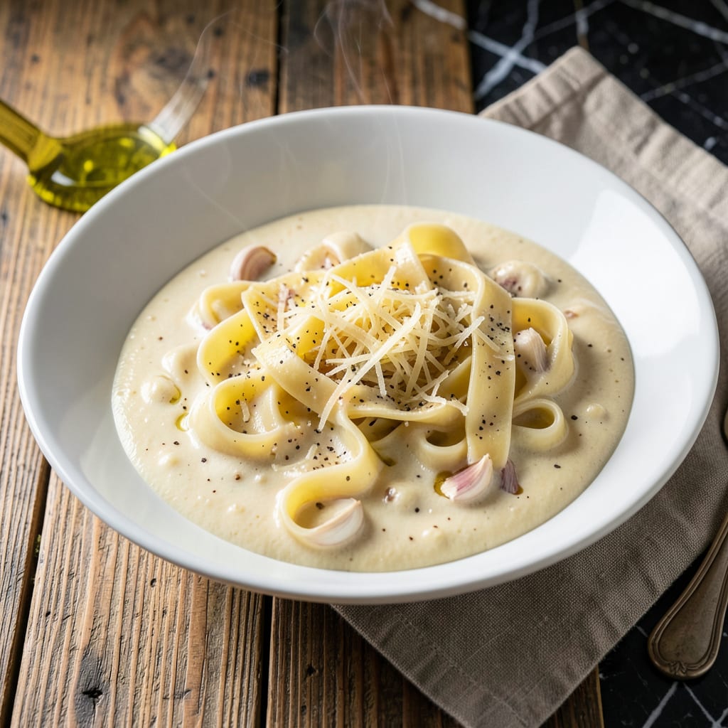 Complete Alfredo Sauce Original Recipe: Rich Parmesan Cream Without Heavy Cream overview image