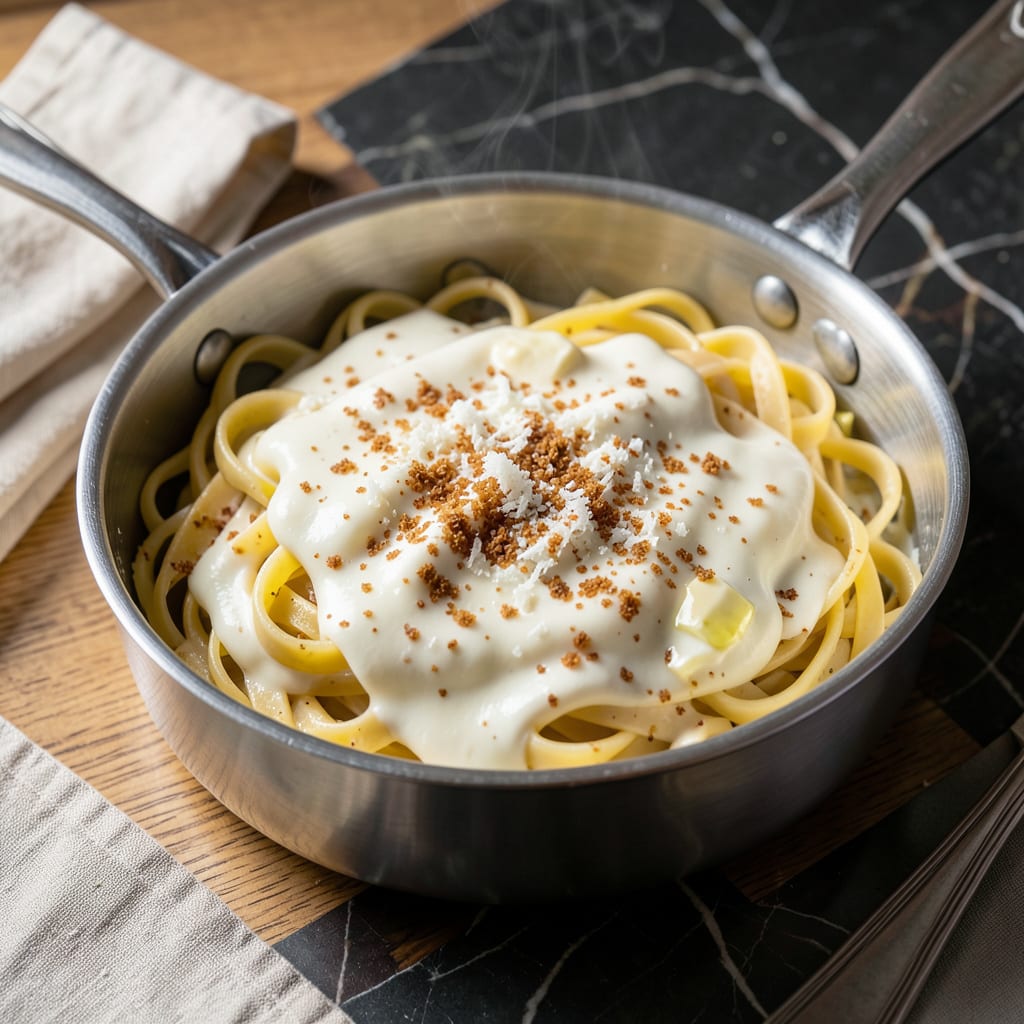 Comprehensive Alfredo Sauce Recipe No Garlic: Ultra Smooth Parmesan Velvet visual reference