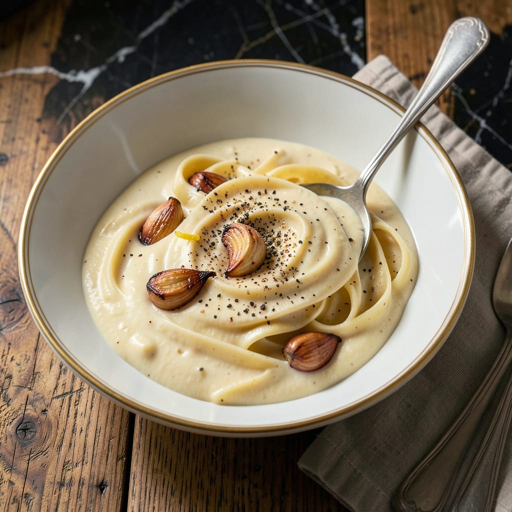 alfredo sauce recipe without parmesan detailed visual guide