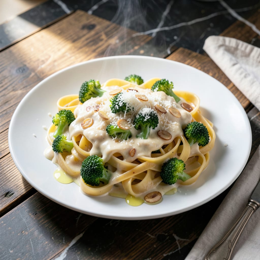 Comprehensive Alfredo Sauce With Vegetables Recipe: Silky Parmesan and Garden Fresh Blend visual reference