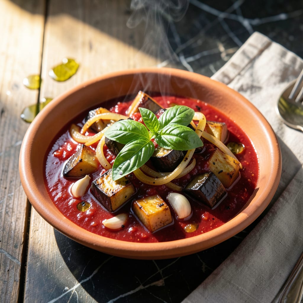 Comprehensive Alla Norma Sauce Recipe: Sicilian Eggplant and Tomato Simmer visual reference