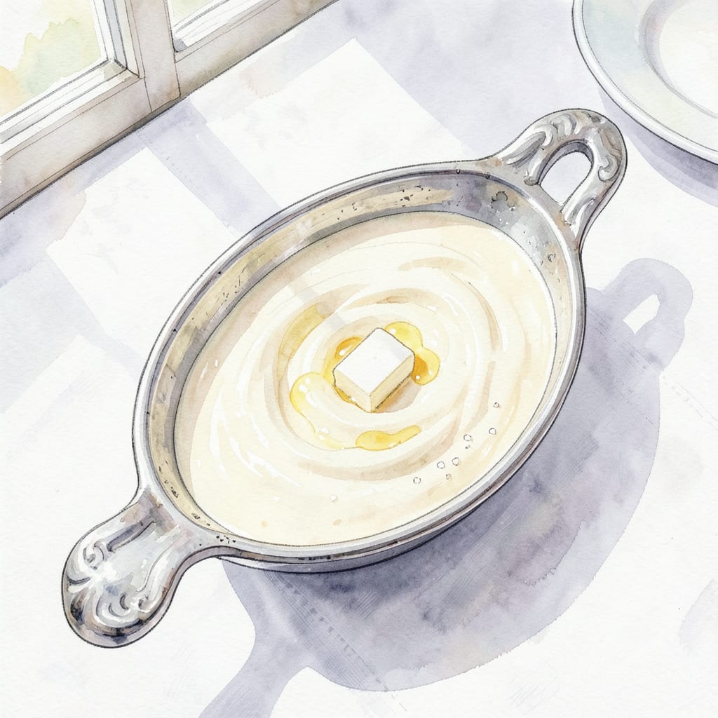 Allemande Sauce Recipe: Creamy French Classic with Velvety Texture example with annotations