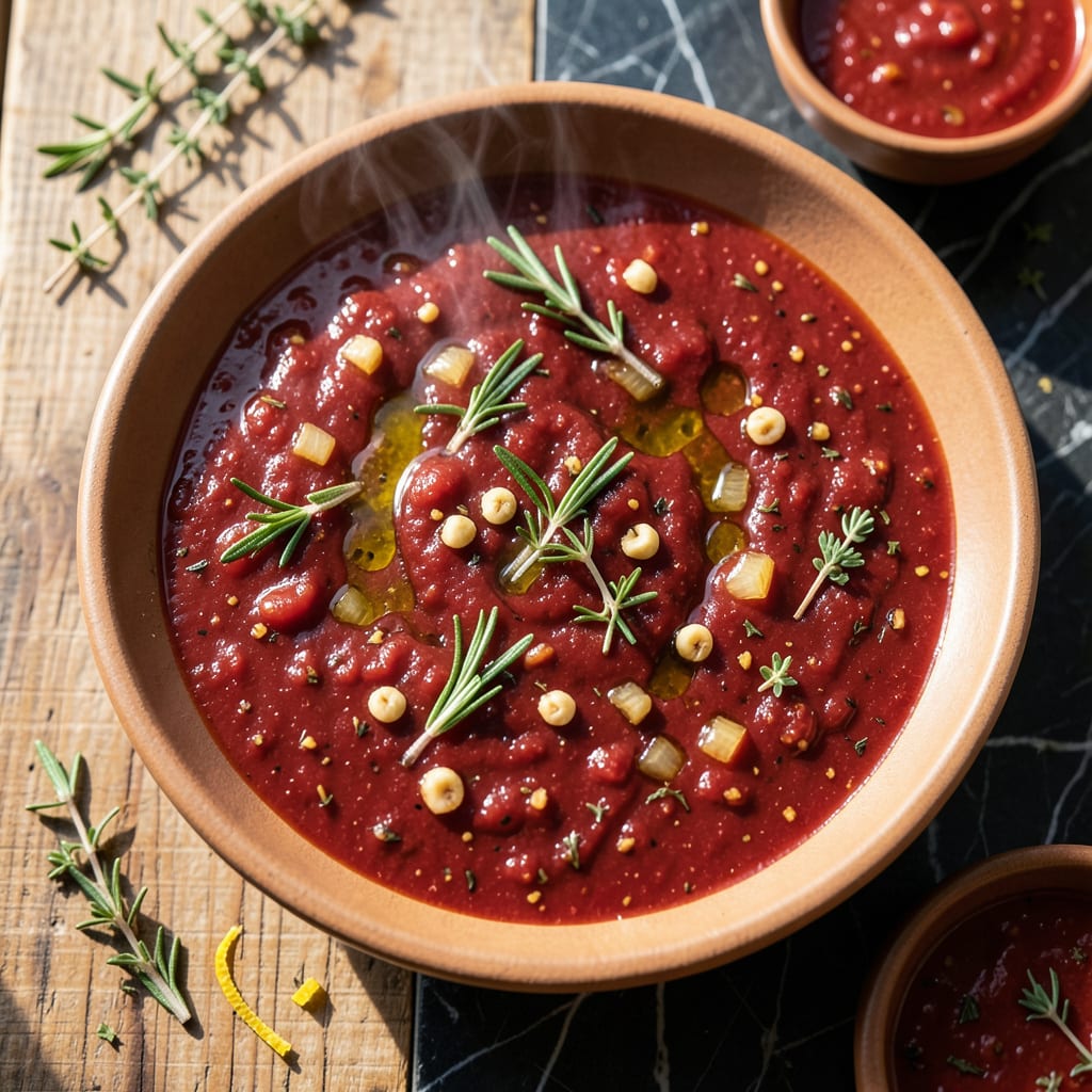Alpine Pizza Sauce Recipe: Alpine Herb Infused Tomato Base detailed visual guide