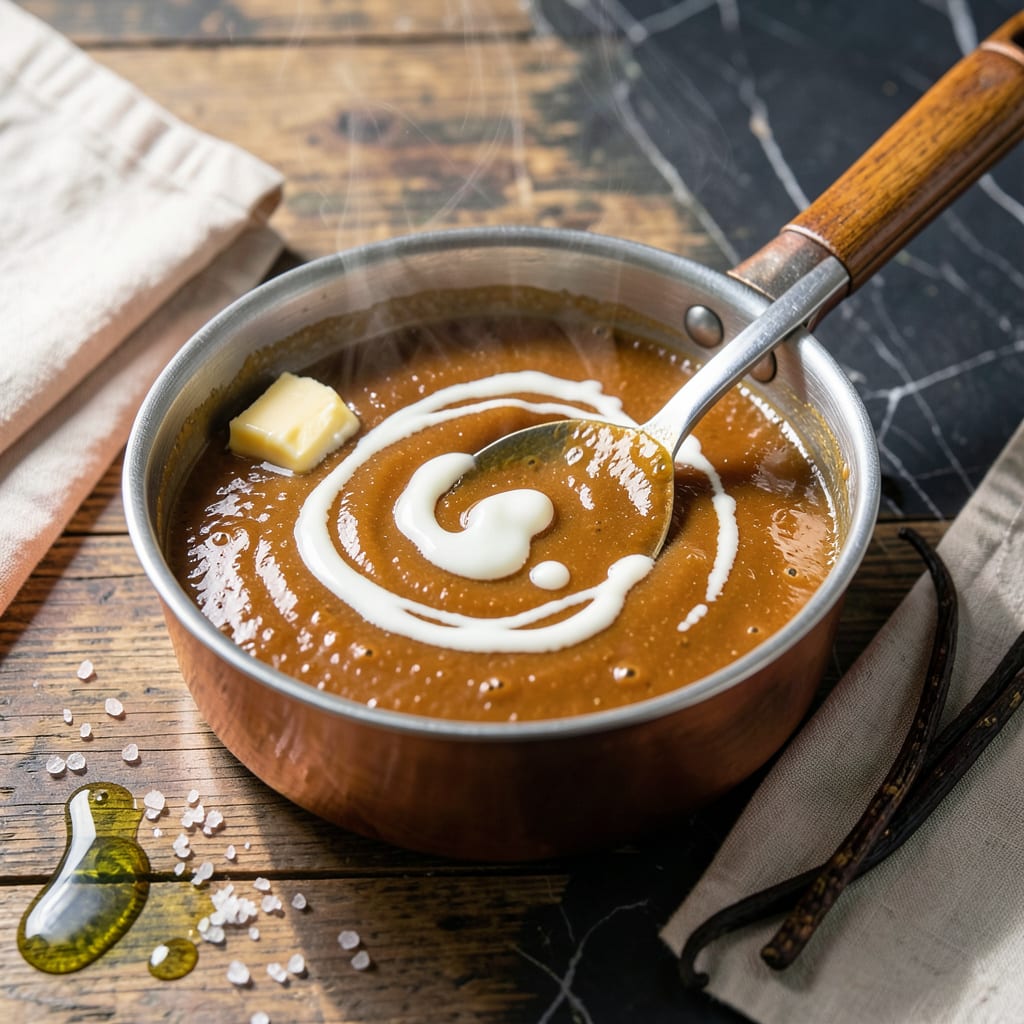 Amazing Caramel Sauce Recipe: Silky Smooth Sweetness for Desserts detailed visual guide