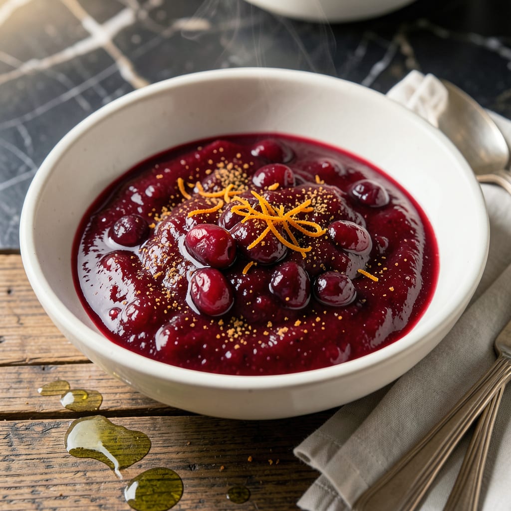 Visual representation of Amazing Cranberry Sauce Recipe: Bright Tartness With Orange Zest
