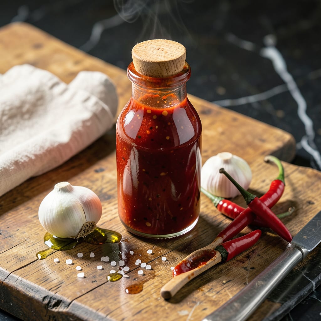 Visual representation of Amazing Hot Sauce Recipe: Fiery Cayenne Pepper Blend
