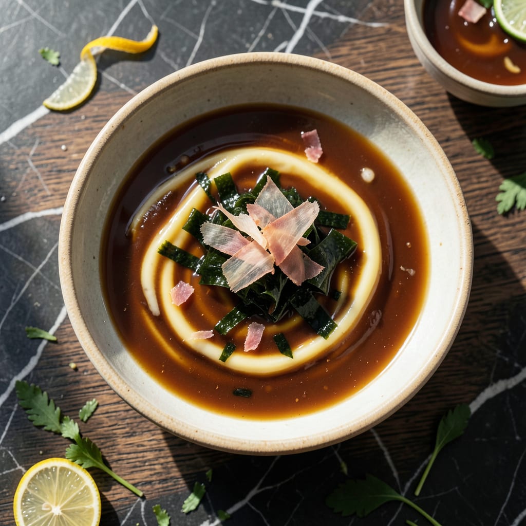 Visual representation of Amazu Ponzu Sauce Recipe: Citrusy Soy Harmony for Seafood and Dumplings