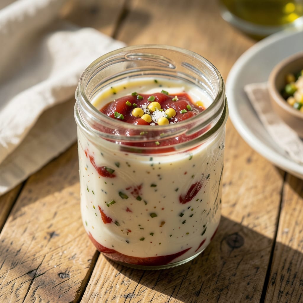 American Burger Sauce Recipe: Tangy Creamy Spread for Classic Flavors illustration with key details