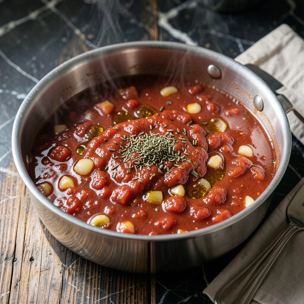 American Spaghetti Sauce Recipe: Rich Tomato Base for Classic Pasta Night detailed visual guide