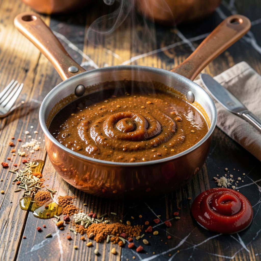 Visual representation of Amy's Enchilada Sauce Copycat Recipe: Authentic Mexican Flavor at Home