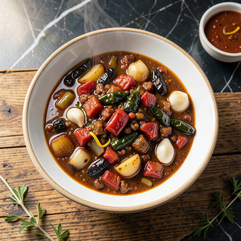 Anaheim Chili Sauce Recipe: Smoky Southwestern Flavor for Tacos and More example with annotations