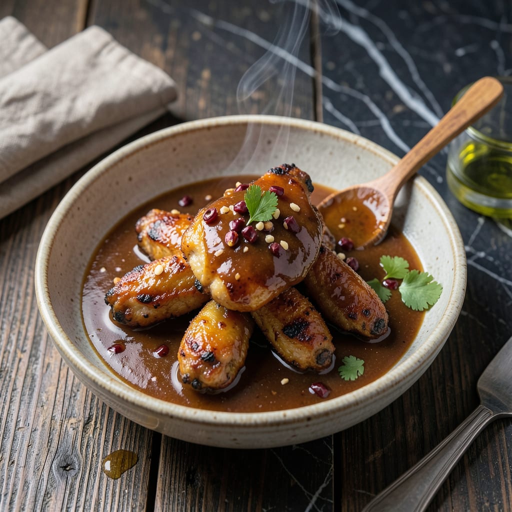 Ancho Barbecue Sauce Recipe: Smoky Depth with a Touch of Heat example with annotations