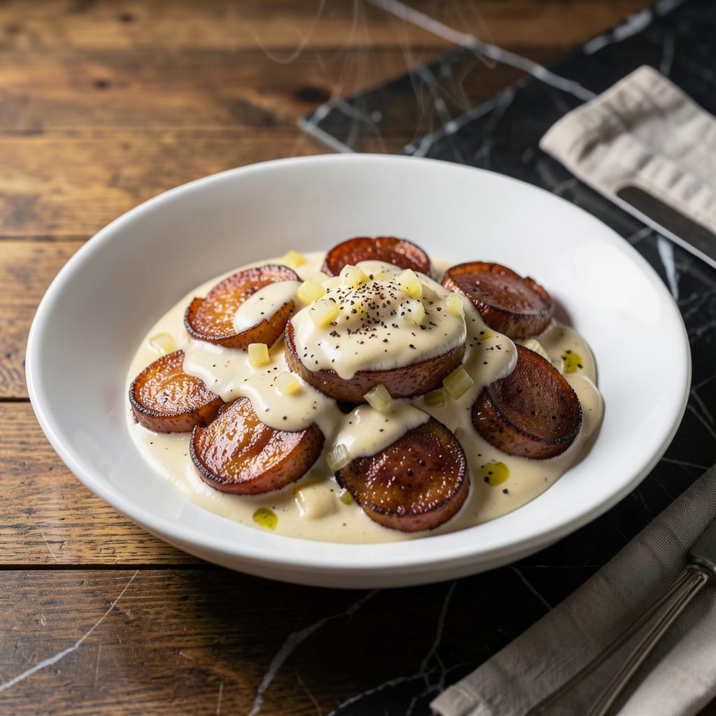 Comprehensive Andouille Cream Sauce Recipe: Spicy Cajun Velvety Base visual reference