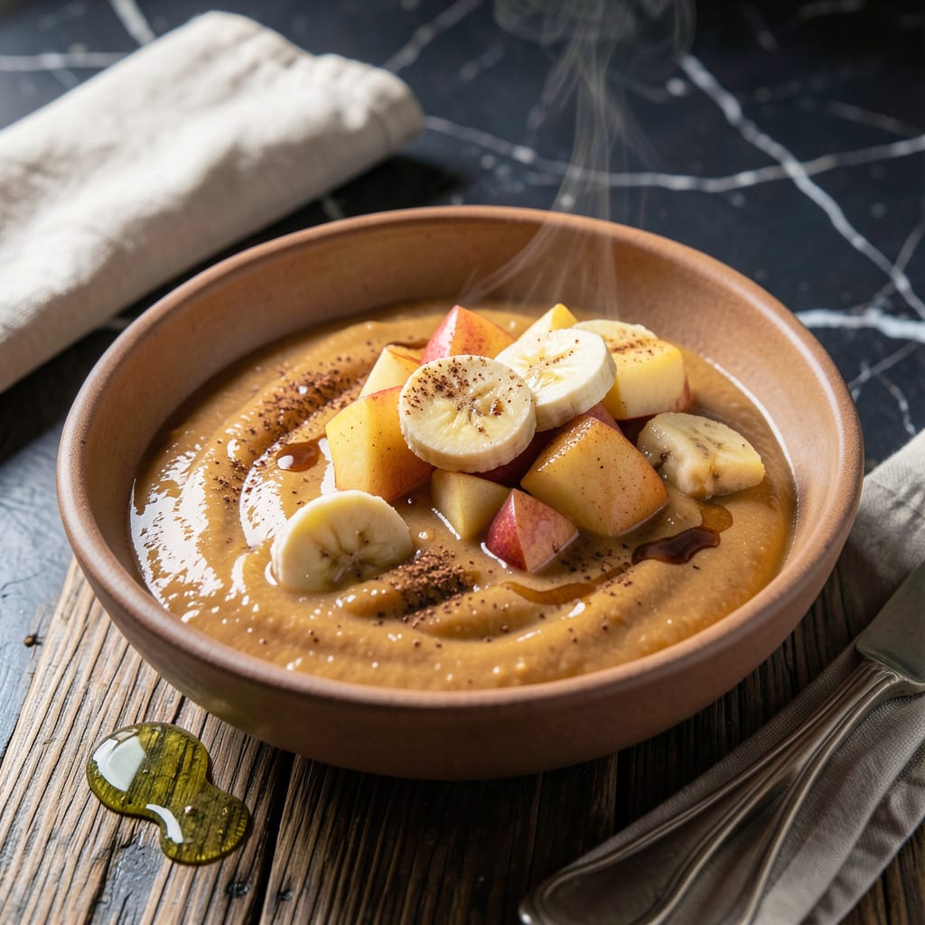 Apple Banana Sauce Recipe: Naturally Sweet Fruit Blend illustration with key details