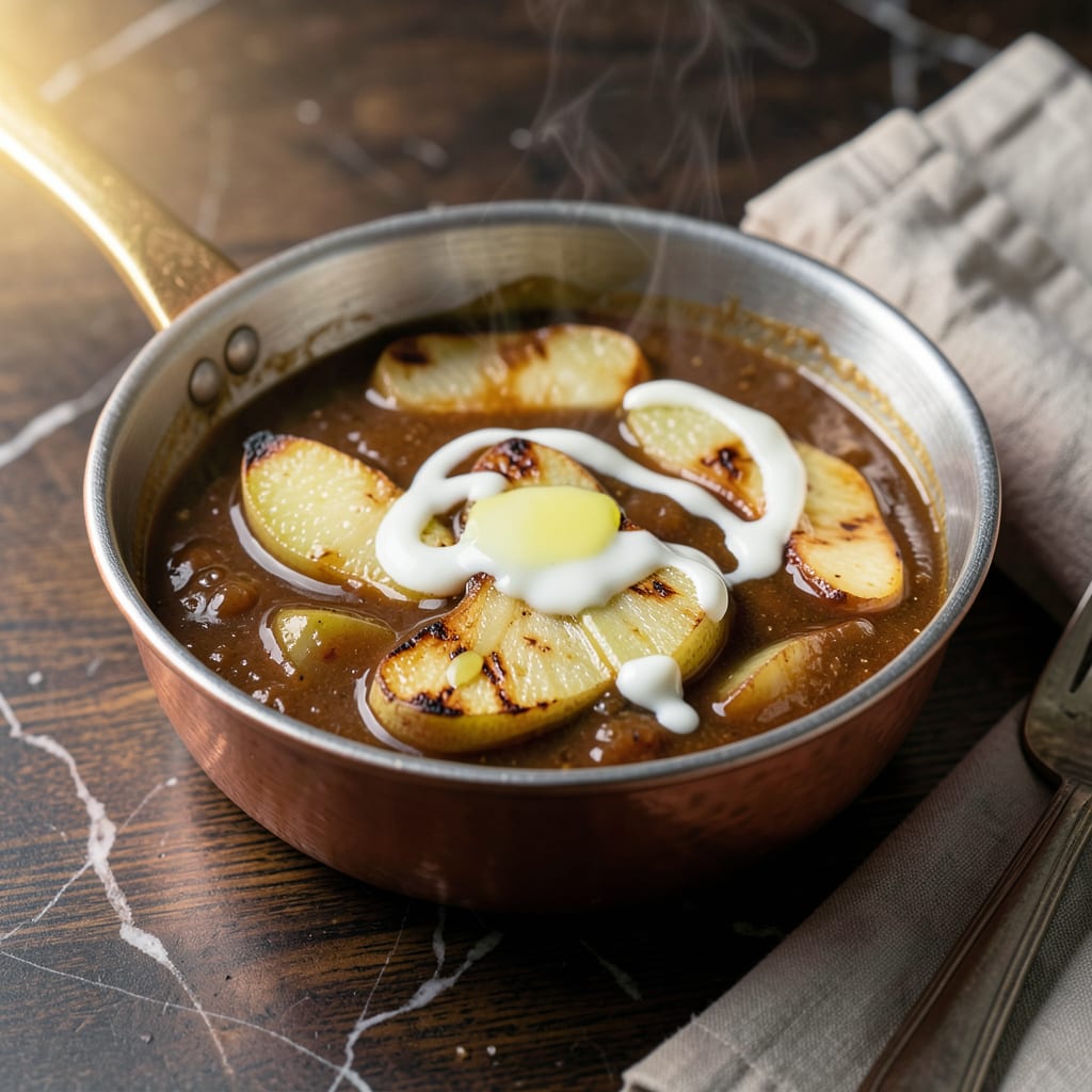 Apple Bourbon Sauce Recipe: Smoky Sweet Drizzle for Desserts detailed visual guide