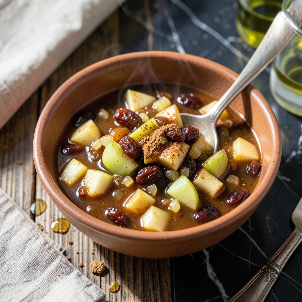 Visual representation of Apple Chutney Sauce Recipe: Sweet and Spiced Condiment for Cheese Boards