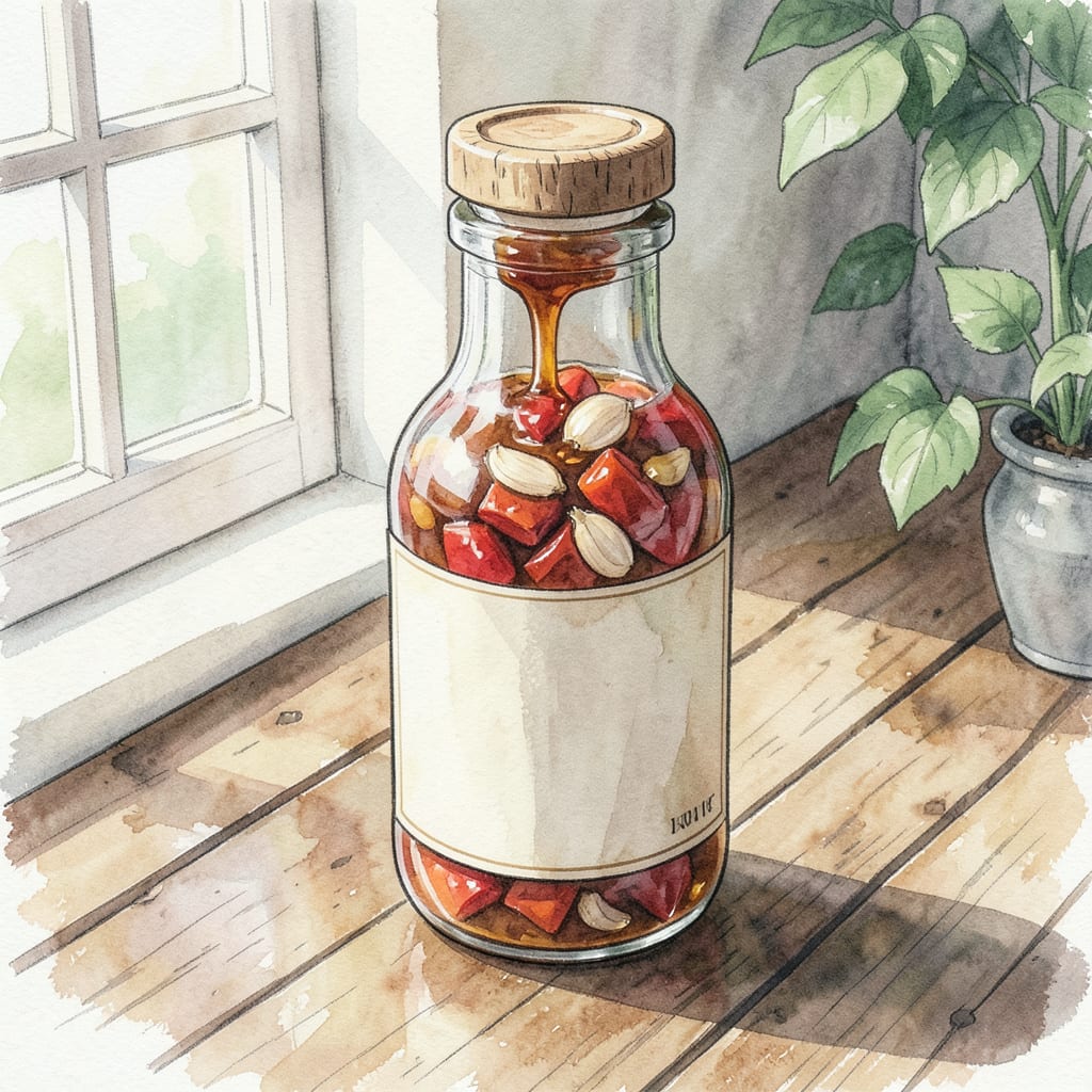 Comprehensive apple cider vinegar hot sauce visual reference