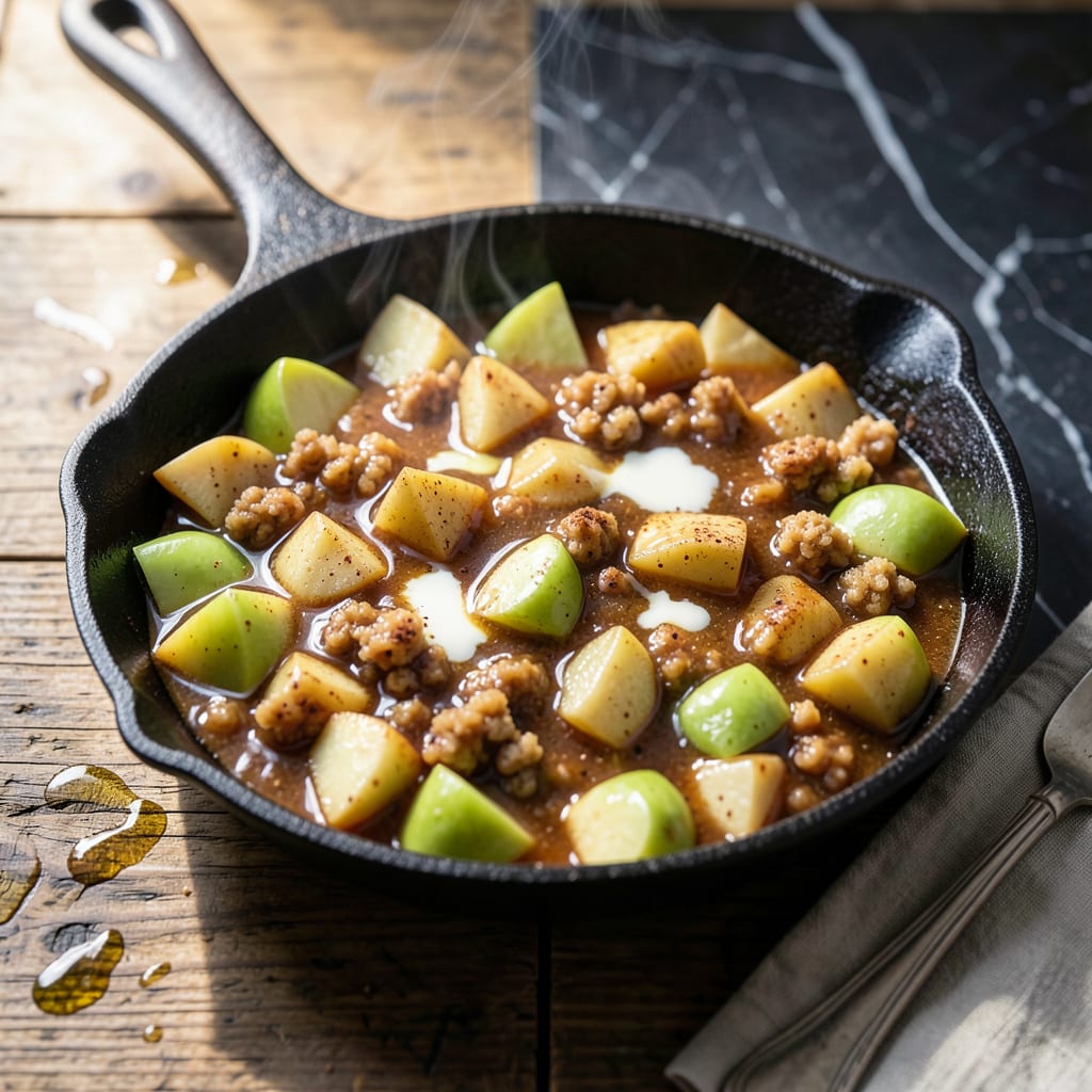 Apple Crumble Sauce Recipe: Warm Spiced Drizzle for Desserts detailed visual guide