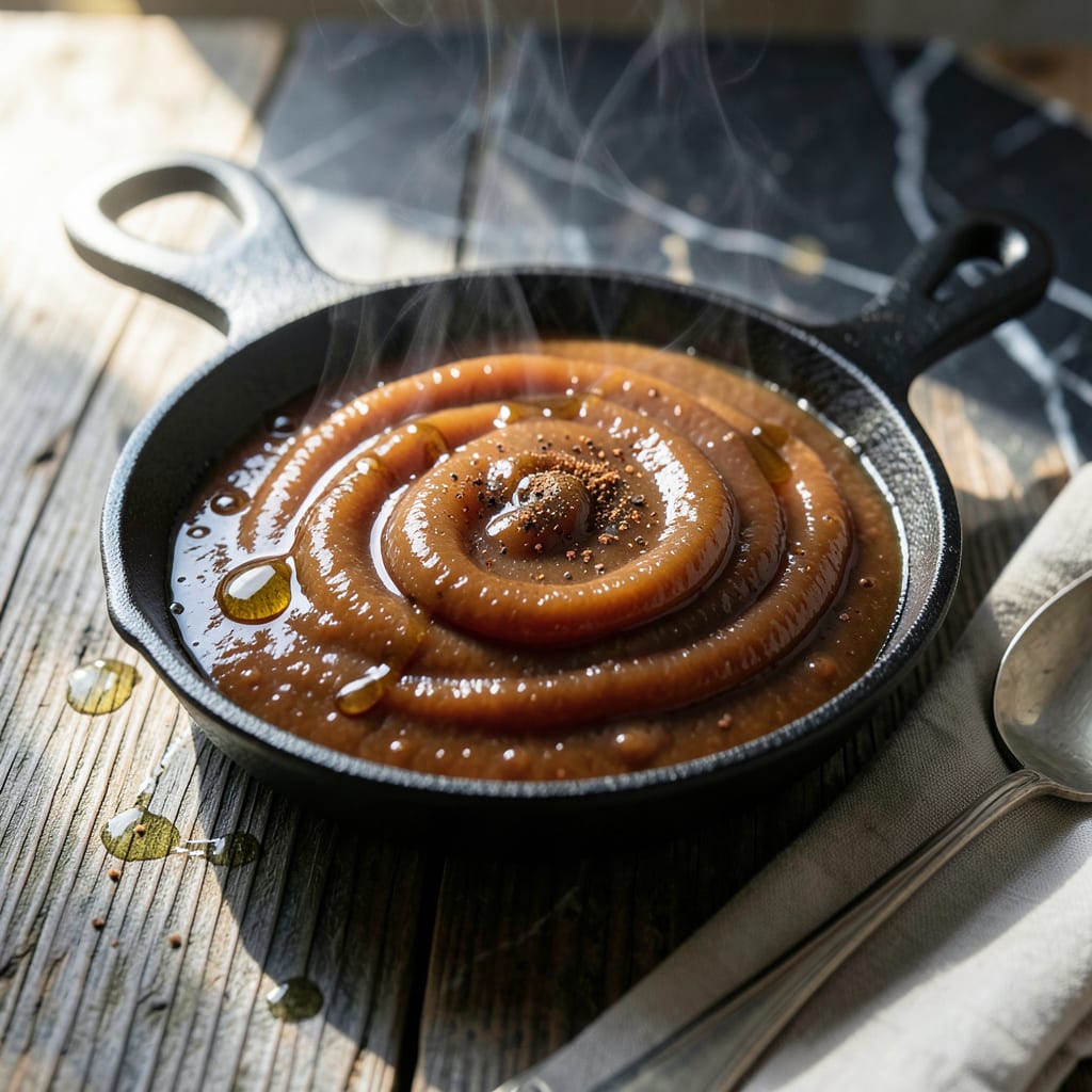 Apple Sauce BBQ Sauce Recipe: Sweet and Smoky Fusion for Grilling illustration with key details