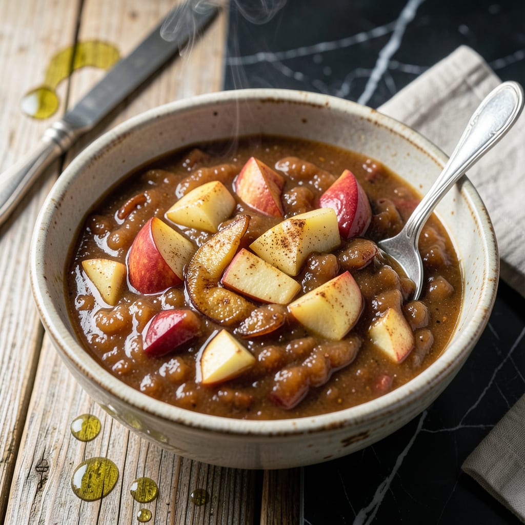 Apple Sauce Recipe With Peel: Rustic Texture and Natural Sweetness illustration with key details