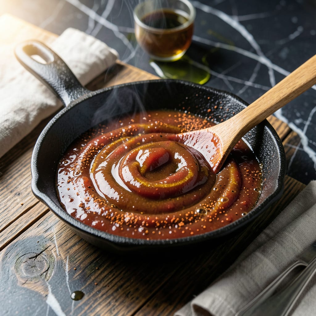 Visual representation of Applewood BBQ Sauce Recipe: Smoky Depth for Backyard Masters
