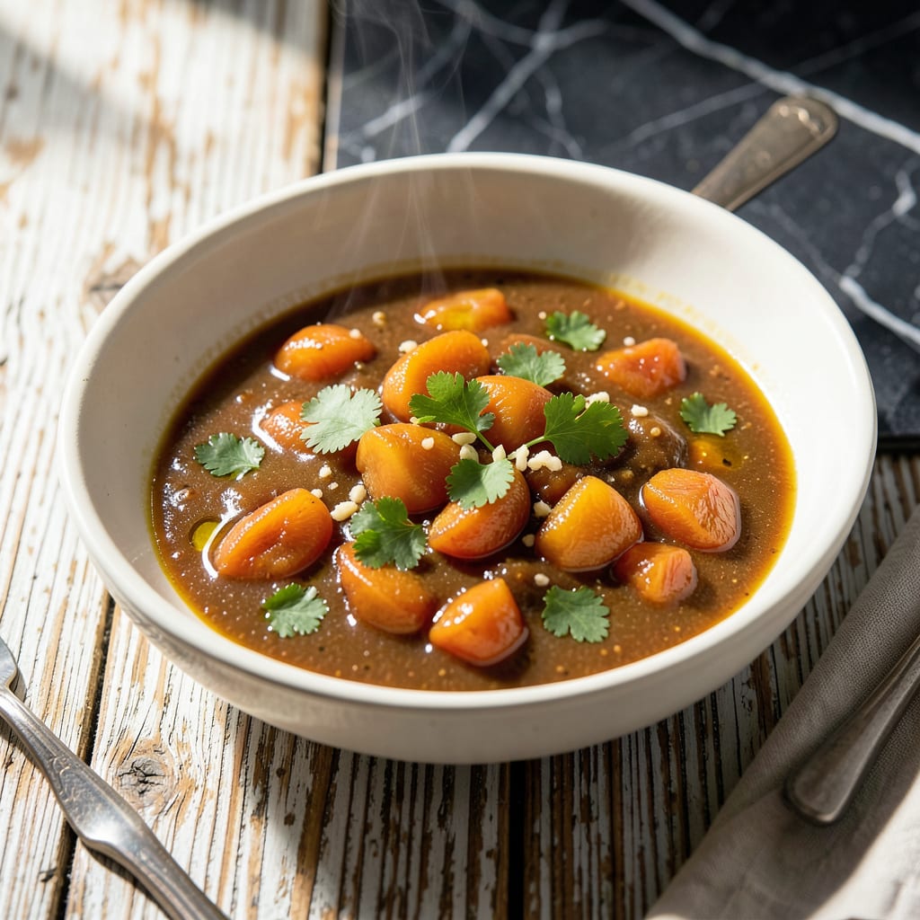 Visual representation of Apricot and Coriander Sauce Recipe: Sweet Tart Aroma for Grilled Meats