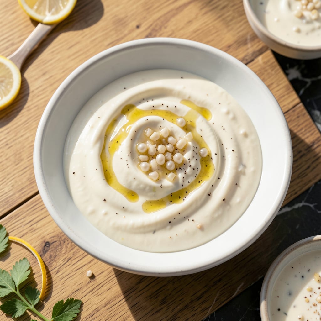 Arabic Shawarma Sauce Recipe: Garlicky White Sauce for Authentic Wraps illustration with key details