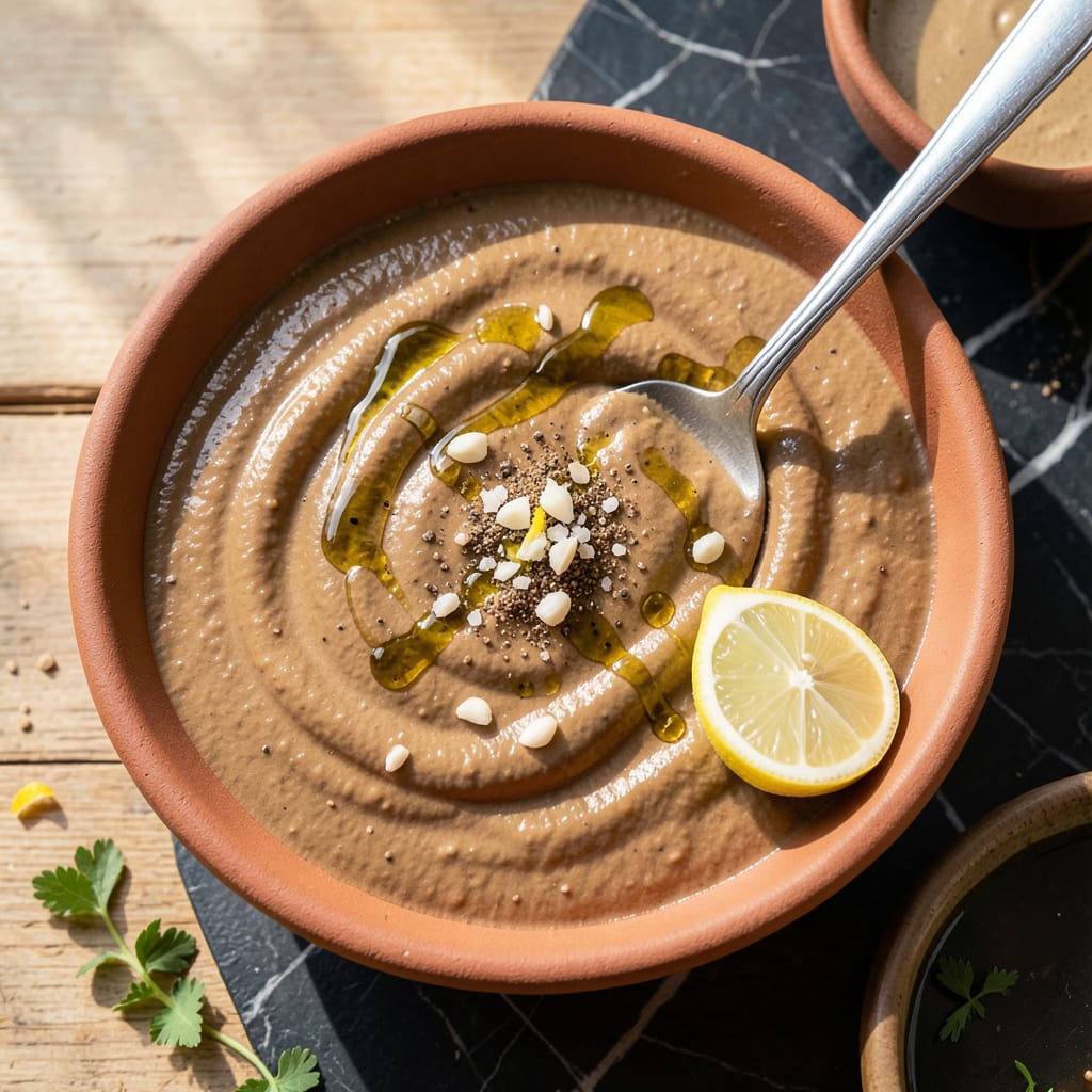 Visual representation of Arabic Tahini Sauce Recipe: Nutty Sesame Cream for Drizzling