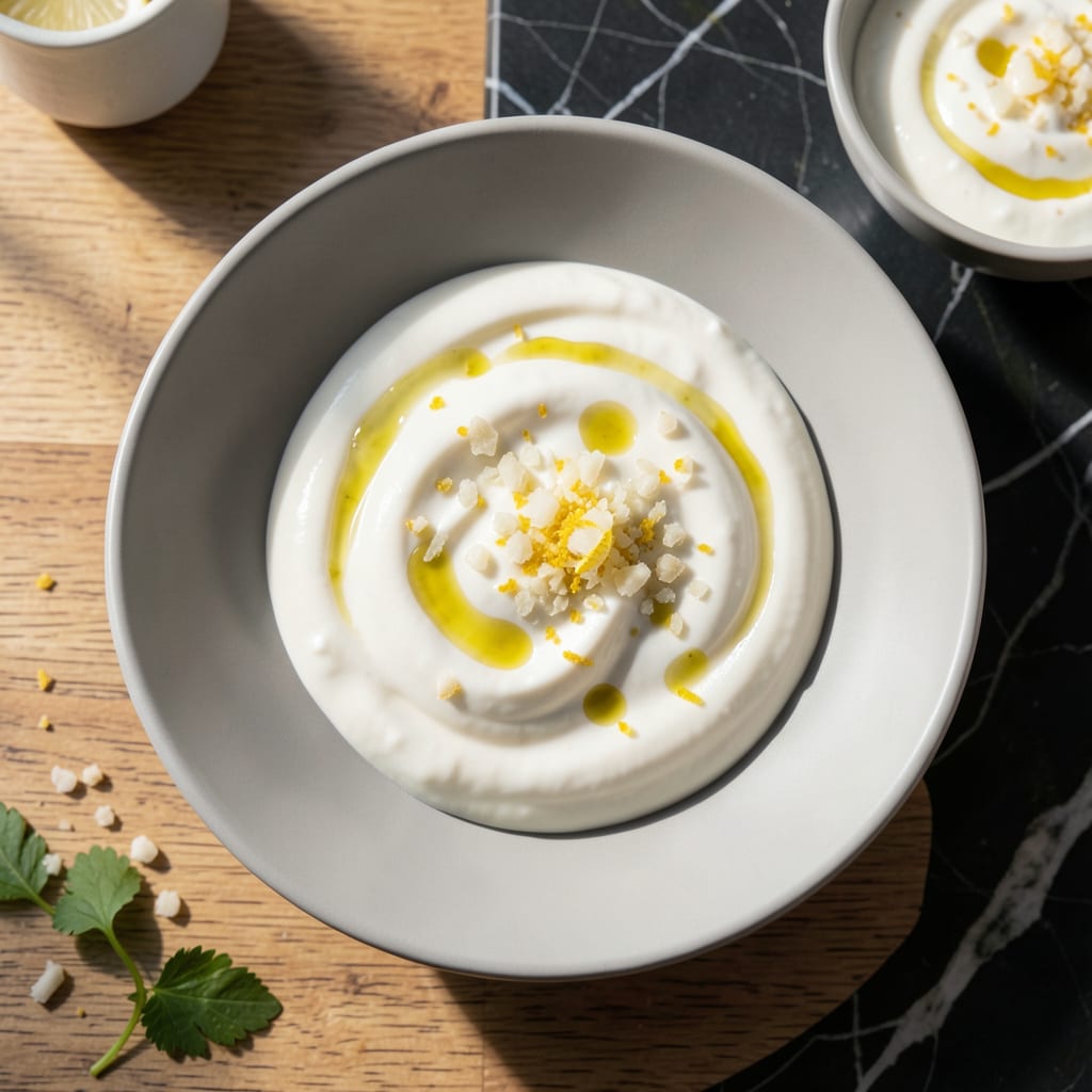 Complete Arabic White Sauce Recipe: Velvety Garlic and Lemon Infusion overview image